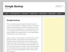 Tablet Screenshot of google-backup.com